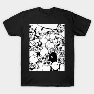 Monsters doodles T-Shirt